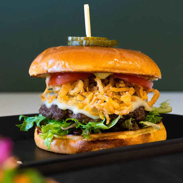 The Grove Classic Burger.